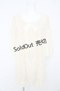 画像1: axes femme / カットドビーワンピース M 生成り Y-26-02-15-032-AX-TO-IG-ZY