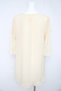 画像2: axes femme / カットドビーワンピース M 生成り Y-26-02-15-032-AX-TO-IG-ZY