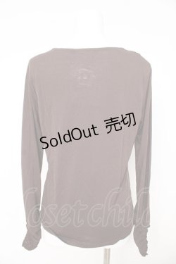 画像2: axes femme / 胸元ラメレース使いインナープルオーバー L ブラウン Y-26-02-15-034-AX-TO-IG-ZY