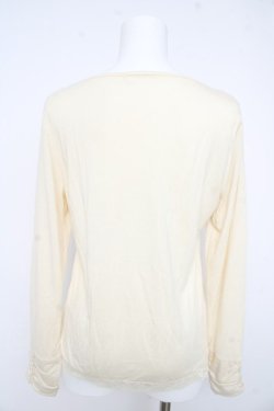 画像2: axes femme / ブレードインナープルオーバー L 生成り Y-26-02-15-004-AX-TO-IG-ZY