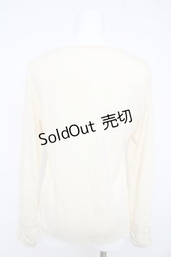 画像2: axes femme / ブレードインナープルオーバー L 生成り Y-26-02-15-004-AX-TO-IG-ZS