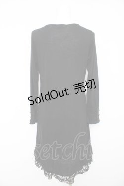 画像2: axes femme / カットソーインナーワンピ M クロ Y-26-02-15-047-AX-TO-IG-ZS