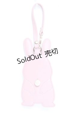 画像1: Maison de FLEUR / ラビットカードケース F ピンク Y-26-02-17-001-LO-ZA-SZ-ZY