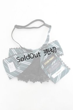 画像2: ATELIER PIERROT / ハリー・ポッター レースフリルリボンタイ  スリザリン/グリーン Y-26-02-17-005-EL-ZA-SZ-ZY