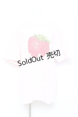 画像1: Emily Temple cute / Creamy StrawberryBIGTシャツ  ピンク Y-26-02-17-035-ET-TS-SZ-ZY