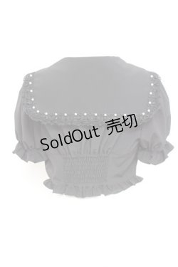 画像2: Ank Rouge / コルセットセーラーリボンブラウス M 黒 Y-26-02-17-036-CA-BL-SZ-ZY