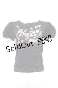 MILK / パフBERRY Tee  黒 Y-26-02-17-039-ML-TS-SZ-ZY