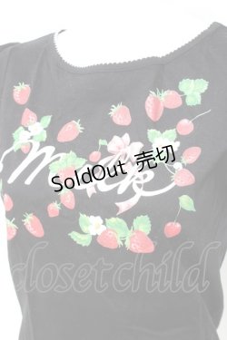 画像3: MILK / パフBERRY Tee  黒 Y-26-02-17-039-ML-TS-SZ-ZY