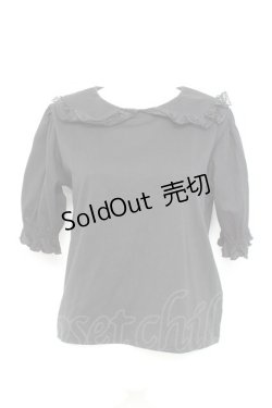 画像1: m petit by misako / 丸襟プルオーバー M 黒 Y-26-02-17-044-LO-TO-SZ-ZY