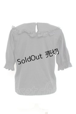 画像2: m petit by misako / 丸襟プルオーバー M 黒 Y-26-02-17-044-LO-TO-SZ-ZY