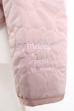 画像3: m petit by misako / マイメロタフタハートキルトジャケット L 濃桃 Y-26-02-17-046-LO-BL-SZ-ZY