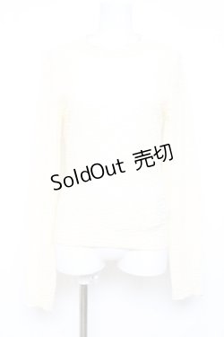 画像1: merry jenny / floralストレッチレーストップス F アイボリー Y-26-02-17-048-LO-TO-SZ-ZS