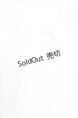 画像3: lolitimes / 刺繍フリルブラウス  白 Y-26-02-17-049-LO-BL-SZ-ZY