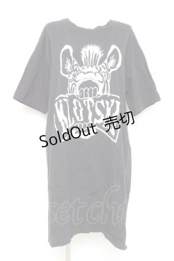 画像1: RNA / プリントロングTシャツ M 黒 Y-26-02-17-050-PU-TO-SZ-ZY