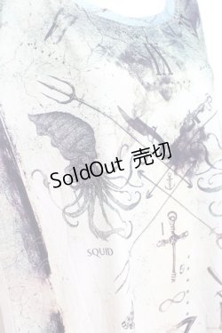 画像3: Ozz Croce / いかさんコラボフロントクロスTシャツ  ベージュ Y-26-02-17-054-OO-TO-SZ-ZY