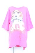 LAND by MILKBOY / 生 GALFY TEE 大型犬(XL) ピンク Y-26-02-17-056-MB-TO-SZ-ZY