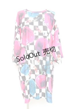 画像1: ACDC RAG / CチェリーヒュージTシャツ  ブラック Y-26-02-17-061-PU-TO-SZ-ZS