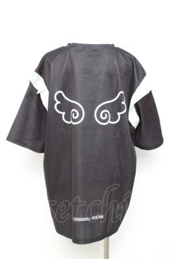 画像2: ACDC RAG / シナモン フリルT  黒 Y-26-02-17-062-PU-BL-SZ-ZY