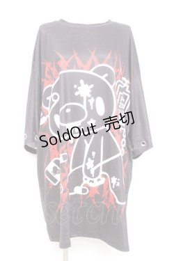 画像1: ACDC RAG / ダークグルーミー リングヒュージT  黒 Y-26-02-17-063-PU-TO-SZ-ZY