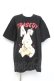 画像1: LISTEN FLAVOR / 包帯うさぎBIG Tシャツ  黒 Y-26-02-17-065-PU-TO-SZ-ZY (1)