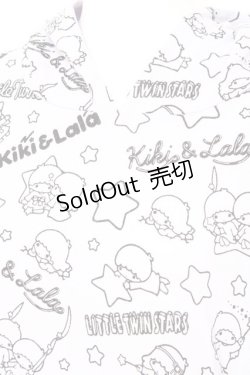 画像3: LISTEN FLAVOR / キキとララのファンシー総柄半袖パーカー F ラベンダー Y-26-02-17-069-PU-TO-SZ-ZY