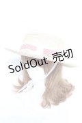 LOLITAその他 / いちごとマーガレットの麦わら帽子  ベージュ Y-26-02-17-009-LO-AC-SZ-ZY