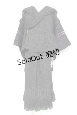 画像1: ililil / はんなり地雷ちゃん着物セーラーsetup F 黒 Y-26-02-17-072-PU-OP-SZ-ZY