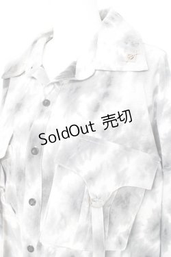 画像3: REFLEM / オーバームラ染めシャツ F グレー Y-26-02-17-073-PU-BL-SZ-ZY