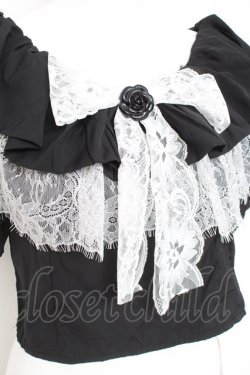 画像3: MARBLE / オフショルブラウス M-L 黒 Y-26-02-17-074-GO-BL-SZ-ZY