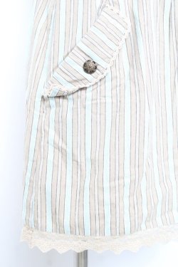 画像4: axes femme / レジメ柄ジャンスカ M ベージュ Y-26-02-17-077-AX-OP-SZ-ZY