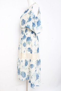 画像3: axes femme / 紫陽花柄ロングワンピース F 生成り Y-26-02-17-079-AX-OP-SZ-ZY