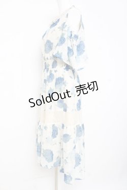 画像3: axes femme / 紫陽花柄ロングワンピース F 生成り Y-26-02-17-079-AX-OP-SZ-ZS