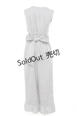 画像2: axes femme / Vフリルサロペット M グレー Y-26-02-17-082-AX-PA-SZ-ZY