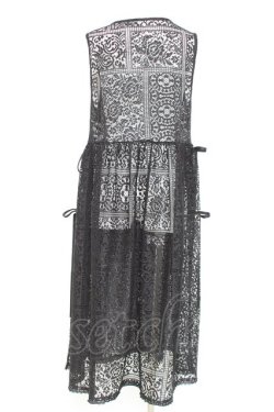 画像3: axes femme / サイドリボン総レースジレ F 黒 Y-26-02-17-088-AX-OP-SZ-ZY