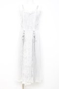 axes femme / レース×チュールキャミワンピース M グレー Y-26-02-17-090-AX-OP-SZ-ZY