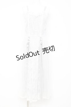 画像1: axes femme / レース×チュールキャミワンピース M グレー Y-26-02-17-090-AX-OP-SZ-ZY