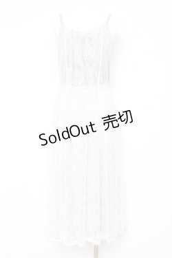 画像2: axes femme / レース×チュールキャミワンピース M グレー Y-26-02-17-090-AX-OP-SZ-ZY