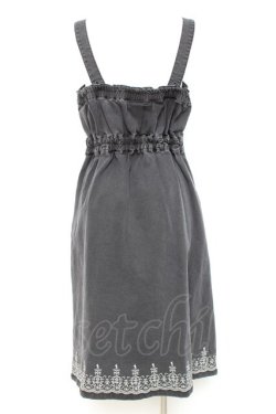 画像2: axes femme / 前ボタンワンピース M 黒 Y-26-02-17-092-AX-OP-SZ-ZY