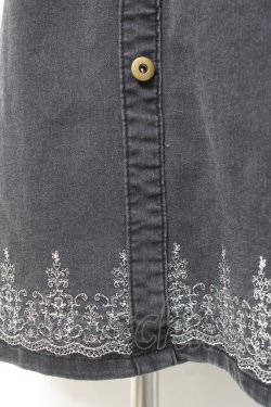 画像3: axes femme / 前ボタンワンピース M 黒 Y-26-02-17-092-AX-OP-SZ-ZY