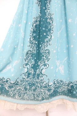 画像4: axes femme / アンサンブル星座柄ワンピース M サックス Y-26-02-17-098-AX-OP-SZ-ZY