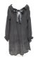 画像2: axes femme / シフォンロングシャツ  黒 Y-26-02-17-101-AX-TO-SZ-ZY (2)