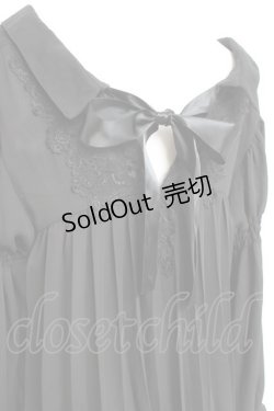 画像3: axes femme / シフォンロングシャツ  黒 Y-26-02-17-101-AX-TO-SZ-ZS