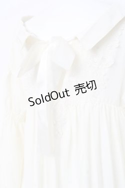 画像3: axes femme / シフォンロングシャツ  生成り Y-26-02-17-102-AX-TO-SZ-ZY