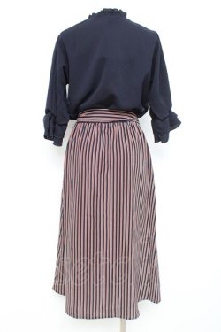 画像2: axes femme / ブラウスドッキングワンピース M 紺 Y-26-02-17-103-AX-OP-SZ-ZY