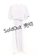 axes femme / レース切替配色シャツワンピ M ラベンダー Y-26-02-17-105-AX-OP-SZ-ZS
