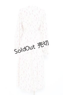 画像2: axes femme POETIQUE / フラワーティアードロングワンピース M イエロー Y-26-02-17-107-AX-OP-SZ-ZY