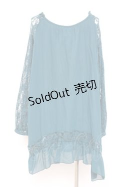 画像2: axes femme / 消しプリーツブラウスプルオーバー M Dグリーン Y-26-02-17-113-AX-TO-SZ-ZY