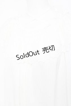 画像3: axes femme / フリルブラウス F 白 Y-26-02-17-115-AX-BL-SZ-ZI