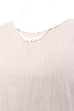 画像3: axes femme / ネックレス付きロールカラー襟ワンピース M ベージュ Y-26-02-17-120-AX-OP-SZ-ZS (3)