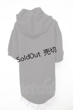 画像2: axes femme POETIQUE / パーカーワンピース M 黒 Y-26-02-17-123-AX-OP-SZ-ZS